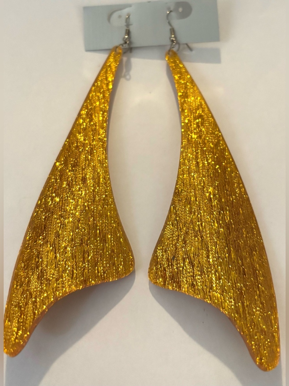 Fashion Jewelry Gold Textured Sculptural Drop Earrings - Women Jewelry